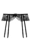 PARIS BLACK LACE GARTER BELT